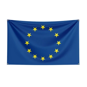 3x5Eu欧州欧州連合フラグをポリエステル印刷その他のバナー室