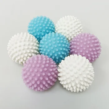 魔法のランドリーボールPVC再利用可能な固体の洗浄ボール家庭用掃除洗濯機服柔軟剤-ヘッジホッグボール