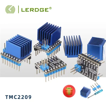 LERDGE3Dプリンタ部品TMC2209ステッピングモータドライバ256UART TMC2208A4988LV8729TMC2130板の超沈黙Ender3