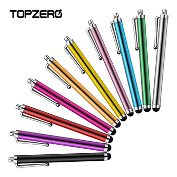 金属CapactiveタッチペンでスタイラスペンでタブレットサムスンをAndroid携帯電話のタッチ鉛筆のためのiphone、ipadペンクリップデザイン