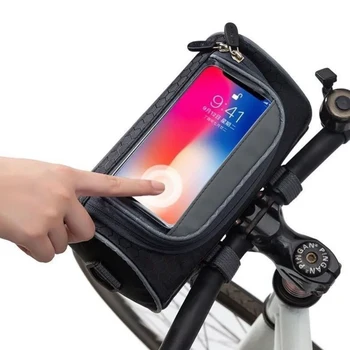 大容量の自転車のバッグ画面タッチノフロントチューブ防水電話のバッグのためのスクーターパックショルダーバッグの多目的
