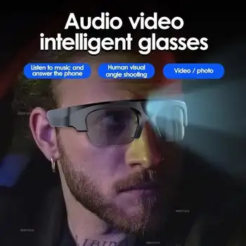 スマート-グラスTWS無線Bluetoothガラスの防水ビデオの記録用スポーツ-アウトドアに乗ってコミニ2K HDカメラのサングラス