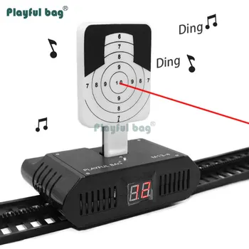 クリスマスギフトダーツの移動レーザー対象の移動track電動対象の自動回復照明の電子音得点USB