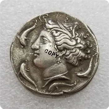 タイプ:#23古代ギリシャコインコピー記念コイン-レプリカコインメダルコイン！